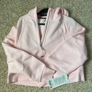 Lululemon Scuba Oversized Half-Zip Hoodie in Strawberry Milkshake